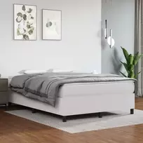 Lova Lovos rėmas, baltos, 140x190 cm, dirbtinė oda