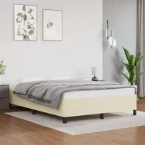 Lova Lovos rėmas, kreminis, 140x190cm, dirbtinė oda