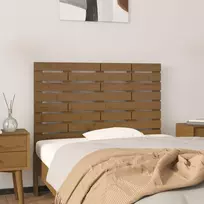 Lova Sieninis galvūgalis, medaus rudas, 106x3x63cm, pušies masyvas