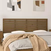 Lova Sieninis galvūgalis, medaus rudas, 166x3x63cm, pušies masyvas