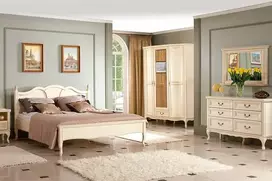 Taranko Meble Miegamojo komplektas WERSAL 2 TARANKO - Dažyto medžio su patina spalva