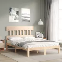 Lova Lovos rėmas be čiužinio, 140x200cm, pušies medienos masyvas