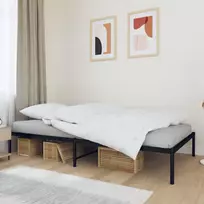 Lova Metalinis lovos rėmas, juodos spalvos, 100x200cm