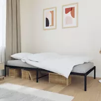 Lova Metalinis lovos rėmas, juodos spalvos, 100x190cm