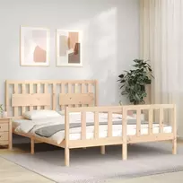 Lova Lovos rėmas be čiužinio, 160x200cm, pušies medienos masyvas