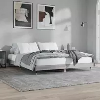 Lova Lovos rėmas, pilkos ąžuolo spalvos, 140x200cm, apdirbta mediena