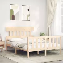Lova Lovos rėmas be čiužinio, 140x200cm, pušies medienos masyvas