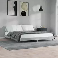 Lova Lovos rėmas, betono pilkos spalvos, 200x200cm, apdirbta mediena