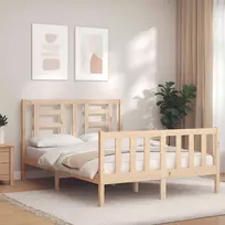 Lova Lovos rėmas be čiužinio, 140x200cm, pušies medienos masyvas