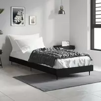 Lova Lovos rėmas, juodos spalvos, 75x190cm, apdirbta mediena