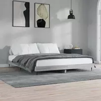 Lova Lovos rėmas, pilkos ąžuolo spalvos, 160x200cm, apdirbta mediena