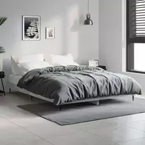 Lova Lovos rėmas, betono pilkos spalvos, 140x190cm, apdirbta mediena