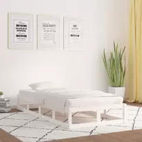 Lova Lovos rėmas, baltos spalvos, 90x200cm, medienos masyvas