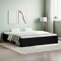 Lova Lovos rėmas, juodos spalvos, 180x200cm, itin didelis