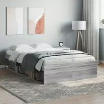 Lova Lovos rėmas, pilkos ąžuolo spalvos, 120x200cm