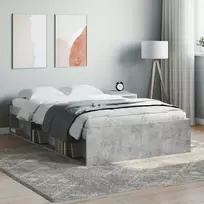 Lova Lovos rėmas, betono pilkos spalvos, 120x190cm, mažas dvivietis