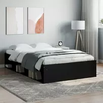 Lova Lovos rėmas, juodos spalvos, 120x190cm, mažas dvivietis
