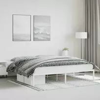 Lova Metalinis lovos rėmas, baltos spalvos, 193x203 cm