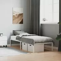 Lova Metalinis lovos rėmas, baltos spalvos, 75x190cm
