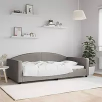 Lova Sofa, taupe spalvos, 100x200cm, audinys