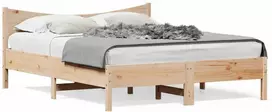 Lova Lovos rėmas be čiužinio, 160x200cm, pušies medienos masyvas