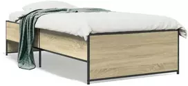 Lova Lovos rėmas, ąžuolo, 75x190cm, apdirbta mediena ir metalas