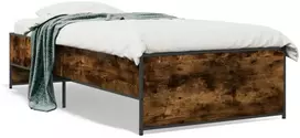 Lova Lovos rėmas, dūminio ąžuolo, 90x200cm, mediena ir metalas