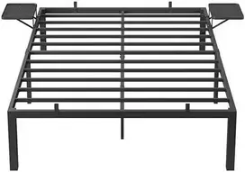Songmics Vasagle 140 x 200 cm lova su metalinėmis lentynomis