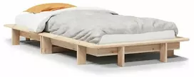 Lovos rėmas be čiužinio, 100x200cm, pušies medienos masyvas