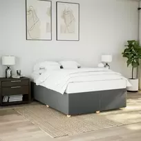 Lova Lovos rėmas be čiužinio, tamsiai pilkas, 140x200cm, audinys