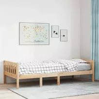 Vaikiška lova be čiužinio, 90x200cm, pušies medienos masyvas