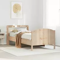 Lova Lovos rėmas be čiužinio, 100x200cm, pušies medienos masyvas
