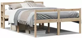 Lovos rėmas 2 vnt. Natūrali 140 x 190 cm Kietas pušies medis