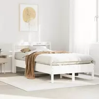 Lova Lovos rėmas be čiužinio, baltas, 120x190cm, pušies masyvas