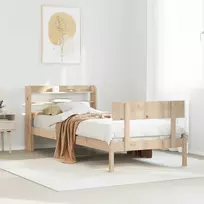 Lova Lovos rėmas be čiužinio, 90x200cm, pušies medienos masyvas