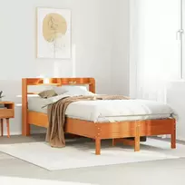 Lova Lovos rėmas be čiužinio, vaško ruda, 100x200cm, pušis