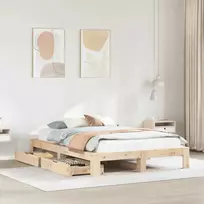 Lova Lovos rėmas be čiužinio, 140x190cm, pušis