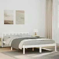 Lova Lovos rėmas be čiužinio, baltas, 160x220cm, pušis, itin ilgas