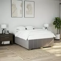 Lova Lovos rėmas be čiužinio, taupe spalvos, 140x200cm, audinys