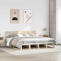 Lovos rėmas be čiužinio, 180x200cm, pušies medienos masyvas