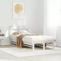 Lova Lovos rėmas be čiužinio, balta, 90x190cm, pušies masyvas