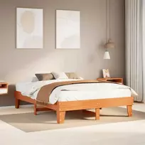 Lova Lovos rėmas be čiužinio, vaško rudas, 150x200cm, pušies masyvas