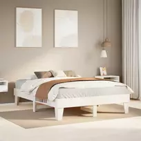 Lova Lovos rėmas be čiužinio, baltas, 160x200cm, pušies masyvas
