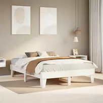 Lova Lovos rėmas be čiužinio, baltas, 150x200cm, pušies masyvas