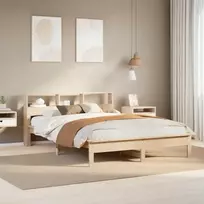Lova Lovos rėmas be čiužinio, 140x200cm, pušies medienos masyvas