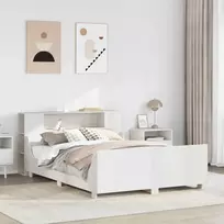Lova Lovos rėmas be čiužinio, baltas, 150x200cm, pušies masyvas