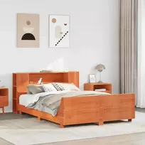 Lova Lovos rėmas be čiužinio, vaško rudas, 150x200cm, pušies masyvas