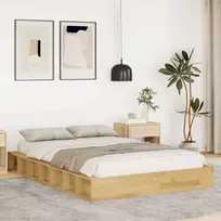 Lova Lovos rėmas be čiužinio 120x200 cm ąžuolo masyvo