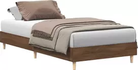 Lova Lovos rėmas Be Čiužinio 75x190 cm Inžinerinė mediena