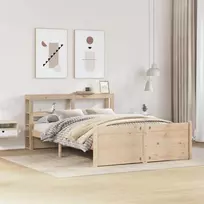 Lova Lovos rėmas su galvūgaliu, 150x200cm, pušies medienos masyvas